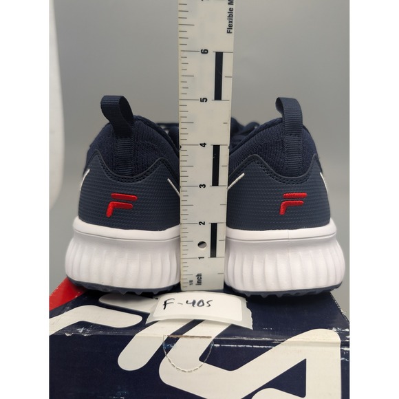 NEW Fila Verso Running Shoes Mens Sz 11 Navy Blue Low Top Sneakers 1RM00981-422 - Picture 6 of 12